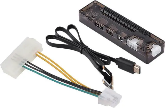 Alt view image 5 of 7 - External Graphics Card Supply Laptop External Independent Video Card Dock for Mini Pcie Without Power Supply