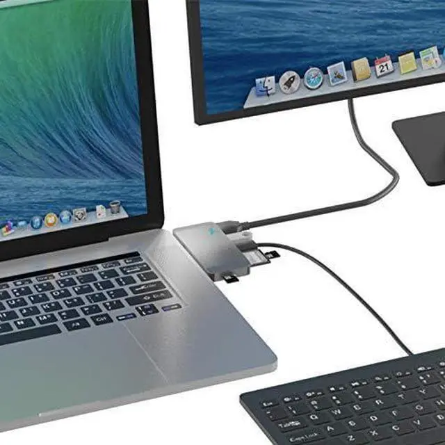 Main image of IMD-UTC373 Docking USB3.0 Hub & Reader & HDMI for Laptop