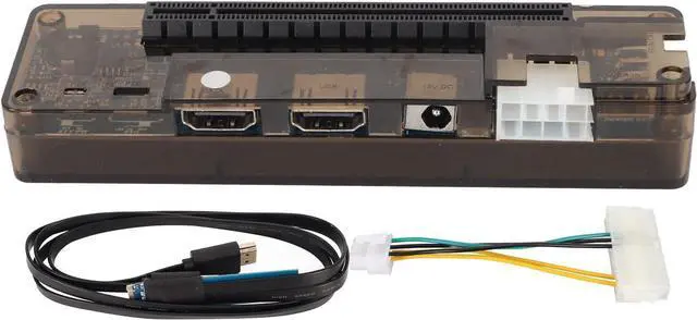 Alt view image 6 of 7 - Yunseity Laptop External Independent Video Card Dock, TD Compatible Switches, 6Pin Interface Output, for Mini PCI E NGFF (M.2), Supports RTX.T, 220W Power Supply