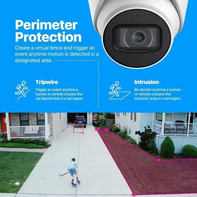 Alt view image 4 of 8 - Amcrest 4K Optical Zoom AI IP PoE Camera, Varifocal Outdoor IP POE Camera Turret, Human & Vehicle Detection, F1.5, 2.7mm~13.5mm Lens, IP67, 5X Optical Zoom (IP8M-VT2679EW-AI)