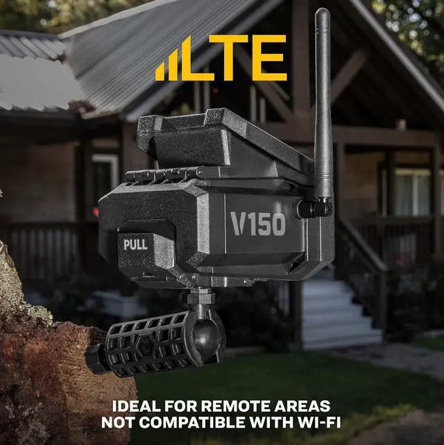 Alt view image 3 of 7 - Vosker V150 Solar-Powered LTE Cellular Home Security Outdoor Camera | Motion Activated Sensor Nightvision Wireless Camera | Receive Photos on Your Mobile App (V150-US-MSD32GB)