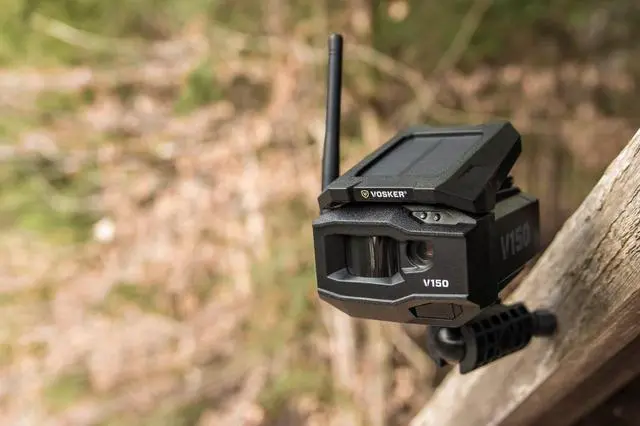 Alt view image 6 of 7 - Vosker V150 Solar-Powered LTE Cellular Home Security Outdoor Camera | Motion Activated Sensor Nightvision Wireless Camera | Receive Photos on Your Mobile App (V150-US-MSD32GB)