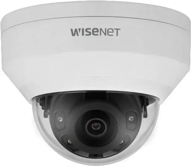 Main image of Hanwha Techwin LNV-6012R WIsenet 2MP IR Outdoor Dome Camera, White, 1/2.8" CMOS Imaging Device, 1920x1080 Resolution, Built-in 2.8mm Fixed Lens, 30m (98.43ft) IR Viewable Length, IP66, IK10