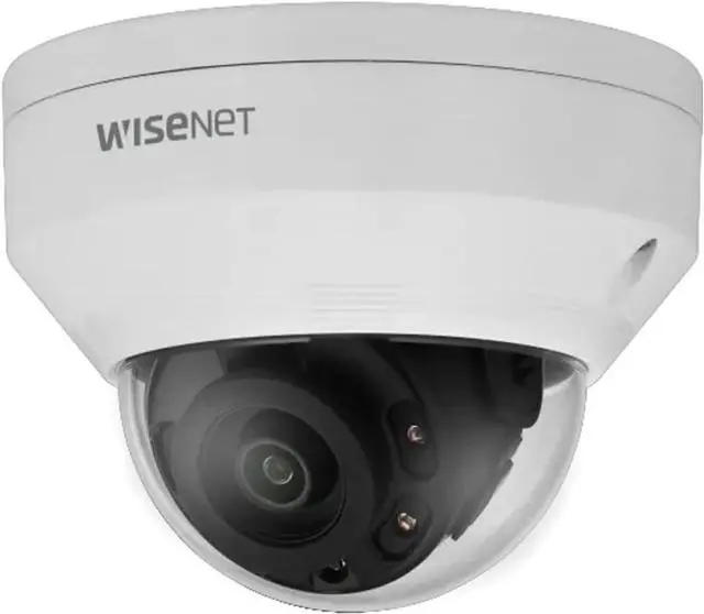 Alt view image 2 of 2 - Hanwha Techwin LNV-6012R WIsenet 2MP IR Outdoor Dome Camera, White, 1/2.8" CMOS Imaging Device, 1920x1080 Resolution, Built-in 2.8mm Fixed Lens, 30m (98.43ft) IR Viewable Length, IP66, IK10