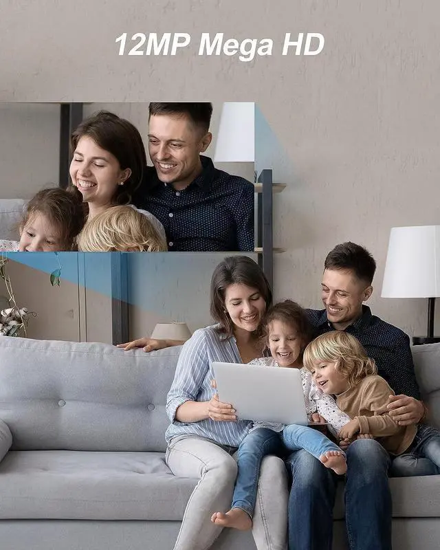 Alt view image 4 of 7 - Swann 6K Add-on NVR Dome Security Camera, IP Cam for Indoor & Outdoor Home, 12MP PoE Wired CCTV, 2-Way Audio, Video Analytics, Color Night Vision, True Detect, Flashing & Spotlights, Siren