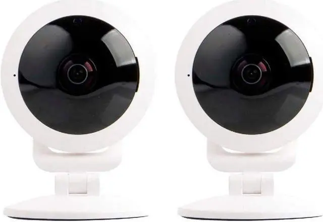 Main image of Vivitar 2 Pack IPC-117 1080p Full HD Wi-Fi Smart IP Camera with 360 Degree View Angle Lens, White