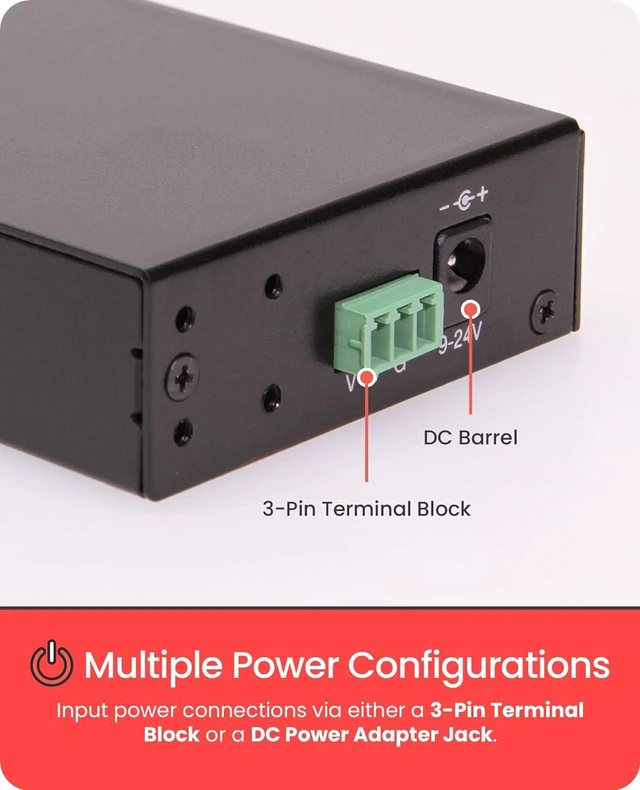 Alt view image 2 of 6 - GearMo 7-Port USB 3.0 Din Rail Mountable Hub