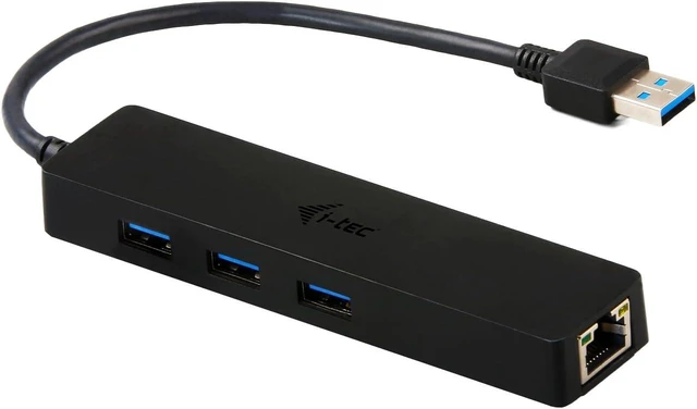 Main image of i-tec USB 3.0 Slim HUB 3 Port + Gigabit Ethernet Adapter