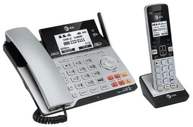 Main image of AT&T TL86103 2Line Corded Cordless Answering System