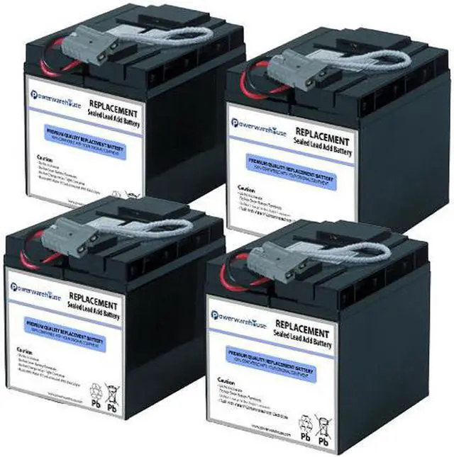 Main image of Powerwarehouse APC SUA2200UXICH UPS Battery - Premium Powerwarehouse 12V Lead Acid Battery Catridge #55 (2 Pack)