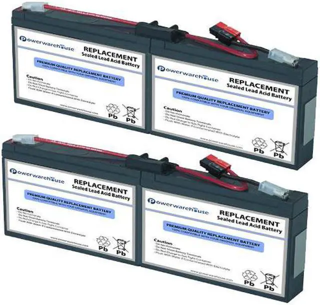 Main image of Powerwarehouse APC SC450R1X542 UPS Battery - Premium Powerwarehouse 6V Lead Acid Battery Catridge #18 (2 Pack)