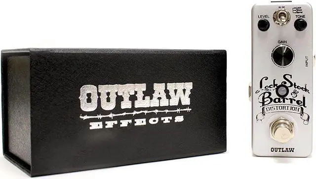 Alt view image 10 of 20 - Outlaw Effects Lock-Stock-Barrel Guitar Distoriton Pedal