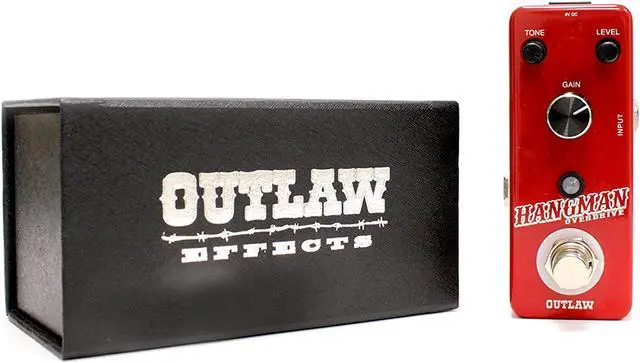 Alt view image 10 of 19 - Outlaw Effects Hangman Guitar Overdrive Pedal