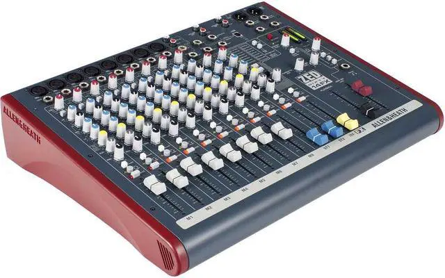 Alt view image 7 of 13 - Allen & Heath ZED60-14FX Multipurpose Mixer with FX and USB I/O Port, 8 Mic/Line/ 2 Stereo Inputs