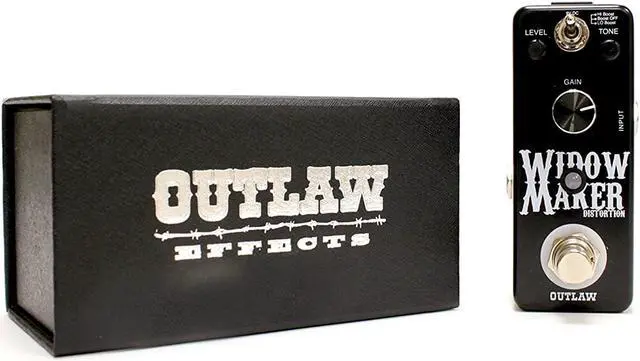 Alt view image 8 of 20 - Outlaw Effects Widow Maker Metal Guitar Distortion Pedal