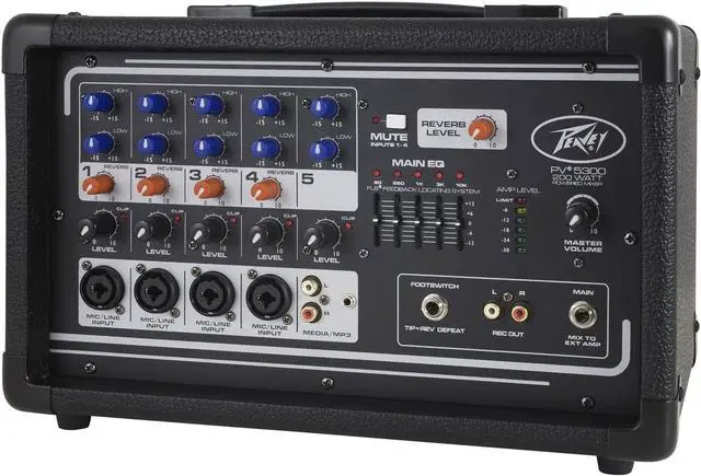 Alt view image 11 of 20 - All-in-one powered mixer providing up to four combination XLR & 1/4-in inputs using premium mic prea