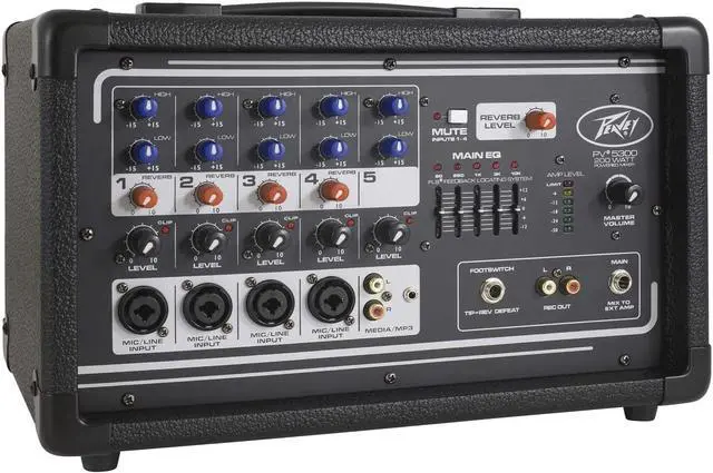 Alt view image 12 of 20 - All-in-one powered mixer providing up to four combination XLR & 1/4-in inputs using premium mic prea