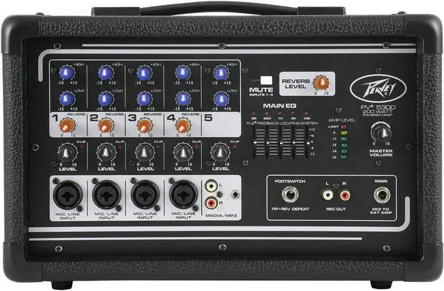 Alt view image 9 of 20 - All-in-one powered mixer providing up to four combination XLR & 1/4-in inputs using premium mic prea