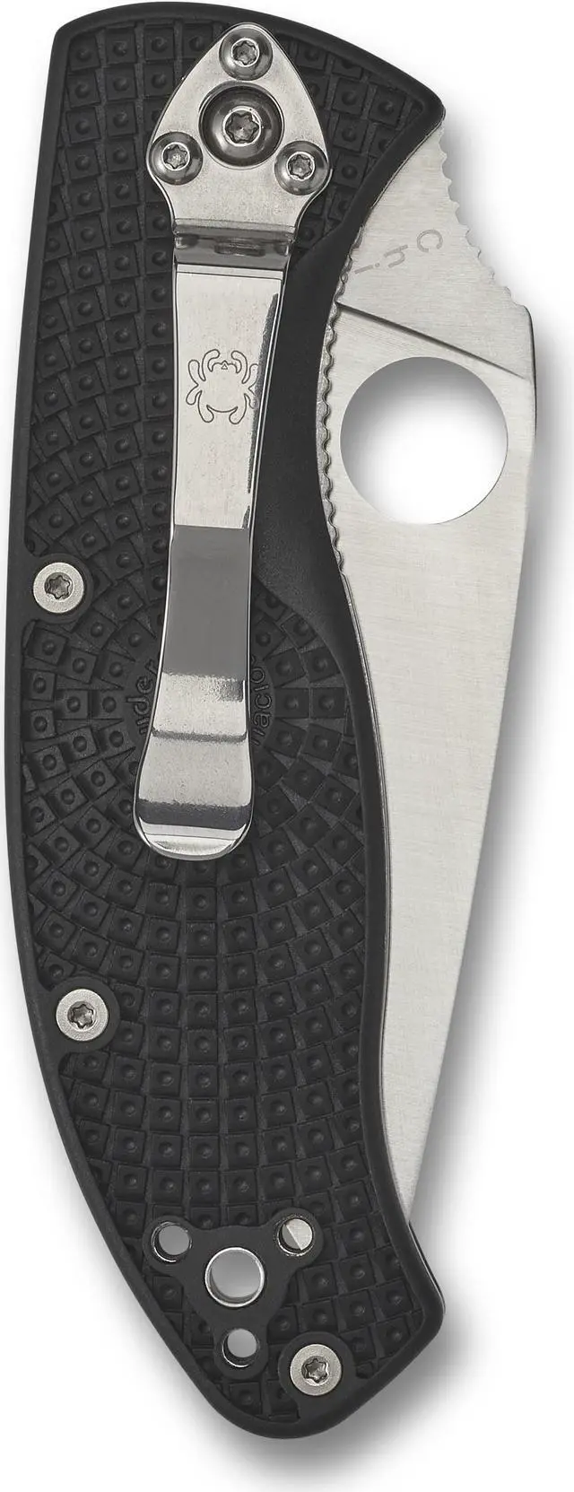 Alt view image 3 of 13 - SPYDERCO C122PBK SPYDERCO TENACIOUS LIGHTWEIGHT 3.4 IN PLAIN BLADE FRN HANDLE
