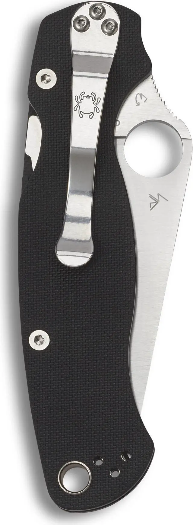 Alt view image 10 of 17 - Spyderco C81GP2 Para-Military 2 Folding Knife 3.5" Blade 8.28" Overall Folder