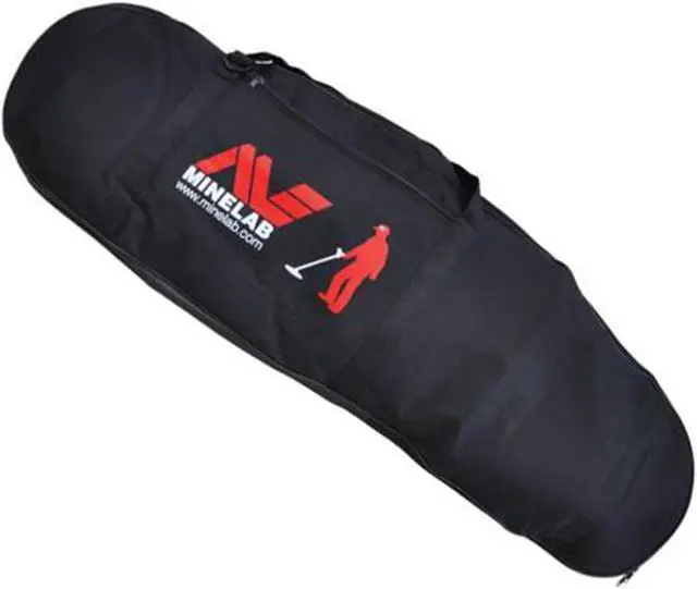 Alt view image 4 of 15 - Minelab Padded & Reinforced Canvas Carry Bag for All Metal Detectors, Black