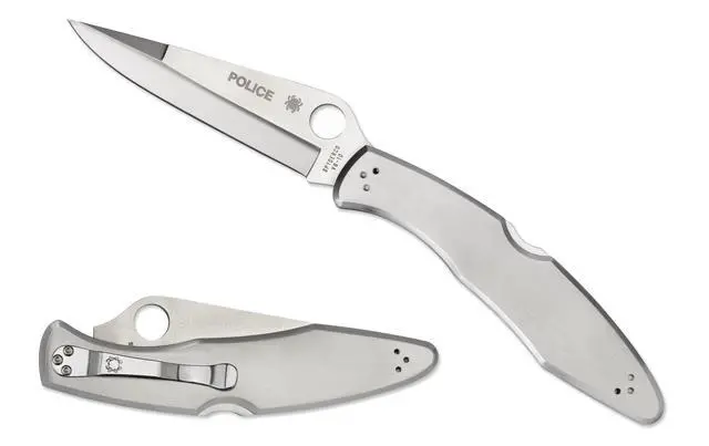 Alt view image 16 of 16 - Spyderco Police Model Knife C07P