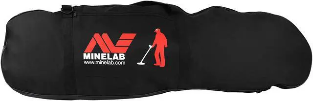 Alt view image 3 of 15 - Minelab Padded & Reinforced Canvas Carry Bag for All Metal Detectors, Black