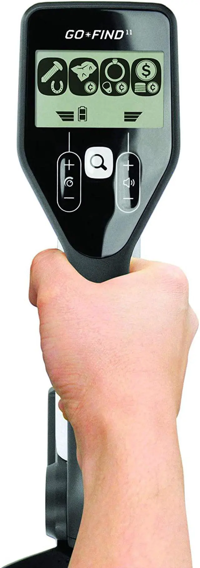 Alt view image 4 of 6 - Minelab GO-FIND 11 Metal Detector, 8" Waterproof Rectangle Coil, 7.8 kHz Freq.