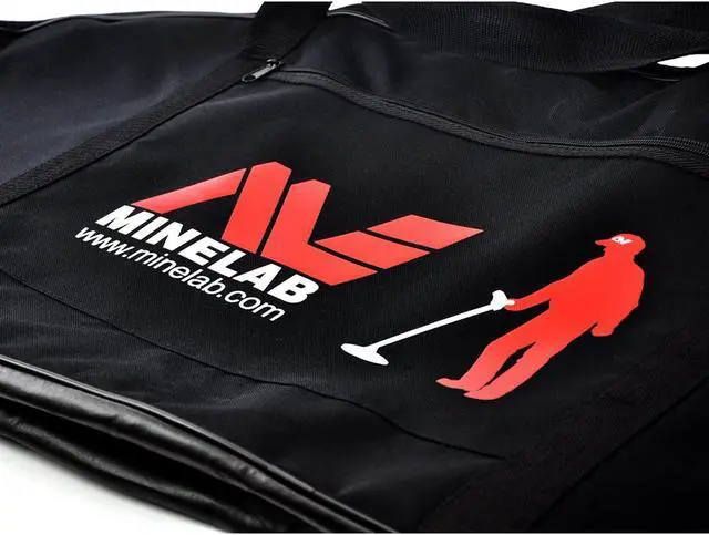Alt view image 5 of 15 - Minelab Padded & Reinforced Canvas Carry Bag for All Metal Detectors, Black