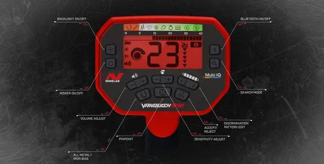 Alt view image 8 of 19 - Minelab VANQUISH 540 Pro Pack Detector, 12x9"/8x5" Double-D Coils, Multi-IQ Freq