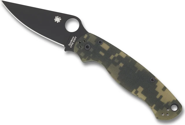 Alt view image 4 of 6 - Spyderco ParaMilitary 2 Digicam Knife C81GPCMOBK2