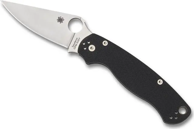 Alt view image 9 of 17 - Spyderco C81GP2 Para-Military 2 Folding Knife 3.5" Blade 8.28" Overall Folder