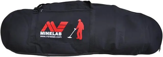 Alt view image 2 of 15 - Minelab Padded & Reinforced Canvas Carry Bag for All Metal Detectors, Black