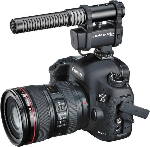 Alt view image 19 of 20 - Audio-Technica AT8024 Stereo/Mono Camera-Mount Microphone