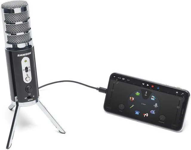 Alt view image 14 of 20 - Samson Satellite USB/iOS Broadcast Microphone for Recording, Podcasting and Streaming (SASAT)