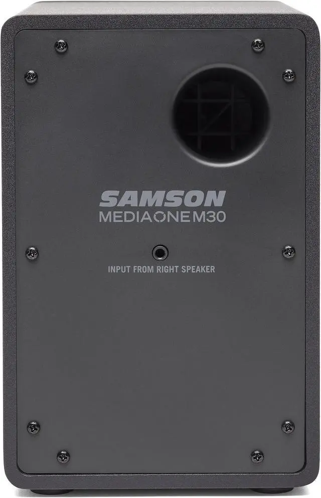 Alt view image 18 of 20 - Samson MediaOne M30 Powered Studio Monitors (Pair)