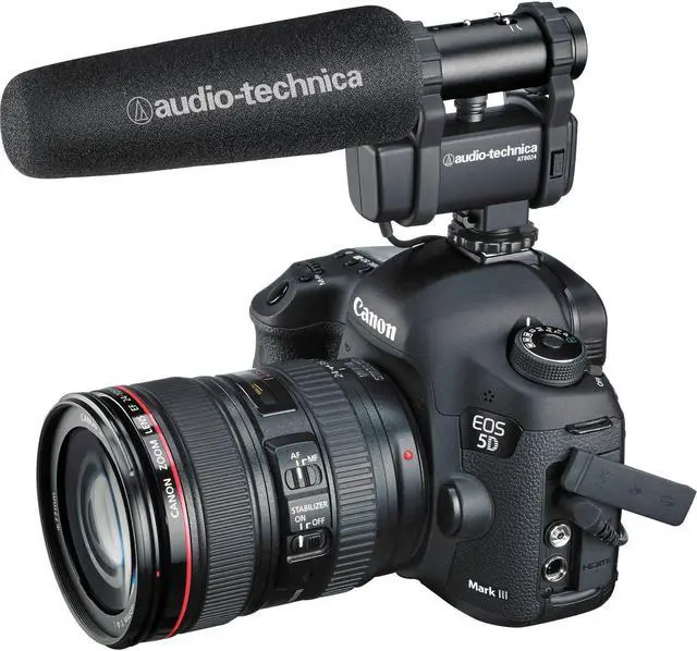 Alt view image 20 of 20 - Audio-Technica AT8024 Stereo/Mono Camera-Mount Microphone