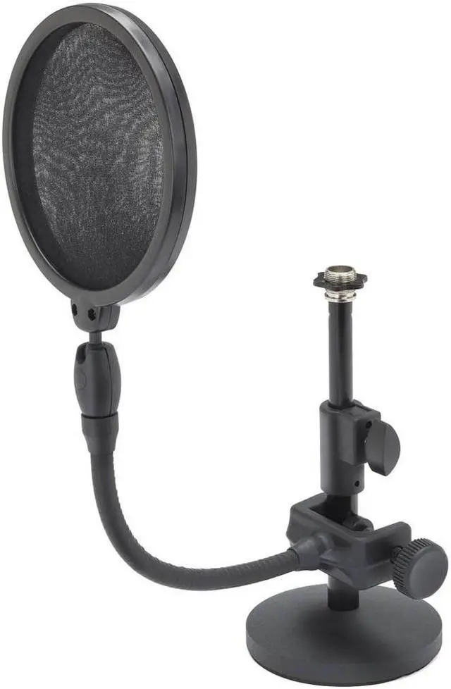 Alt view image 2 of 11 - Samson MD2/PS05 Bundle Desktop Microphone Stand and Pop Filter