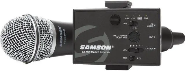 Alt view image 15 of 20 - Samson Go Mic Mobile Professional Wireless System for Mobile Video
