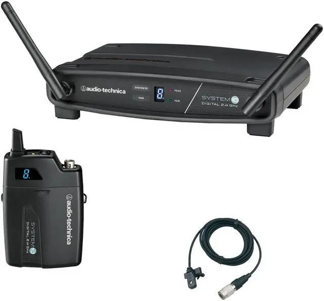Alt view image 7 of 15 - Audio-Technica ATW-1101/L Wireless Lavalier System