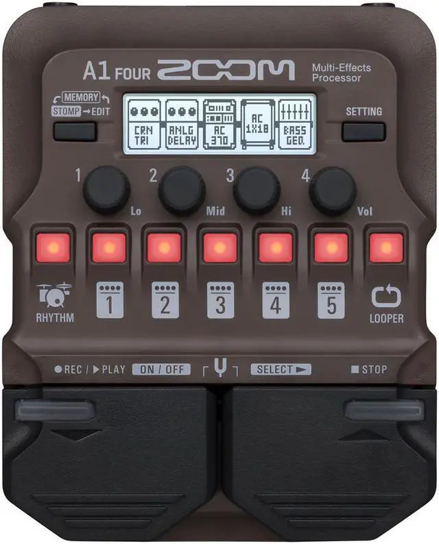 Alt view image 6 of 20 - Zoom A1 Four Acoustic Instrument Multi-Effect Processor