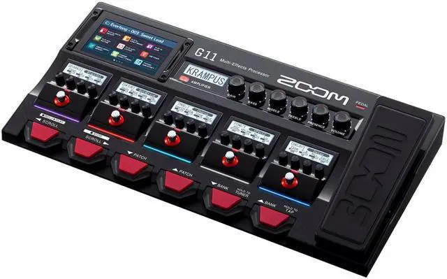 Alt view image 6 of 19 - Zoom G11 Multi-Effects Processor for Electic Guitar