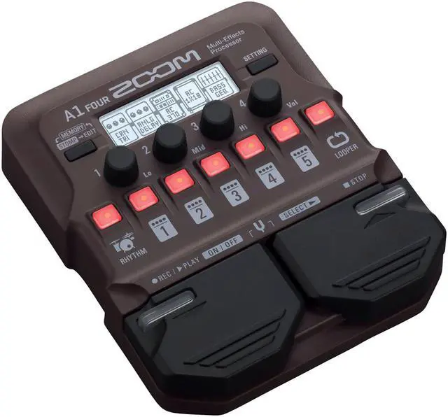 Alt view image 8 of 20 - Zoom A1 Four Acoustic Instrument Multi-Effect Processor
