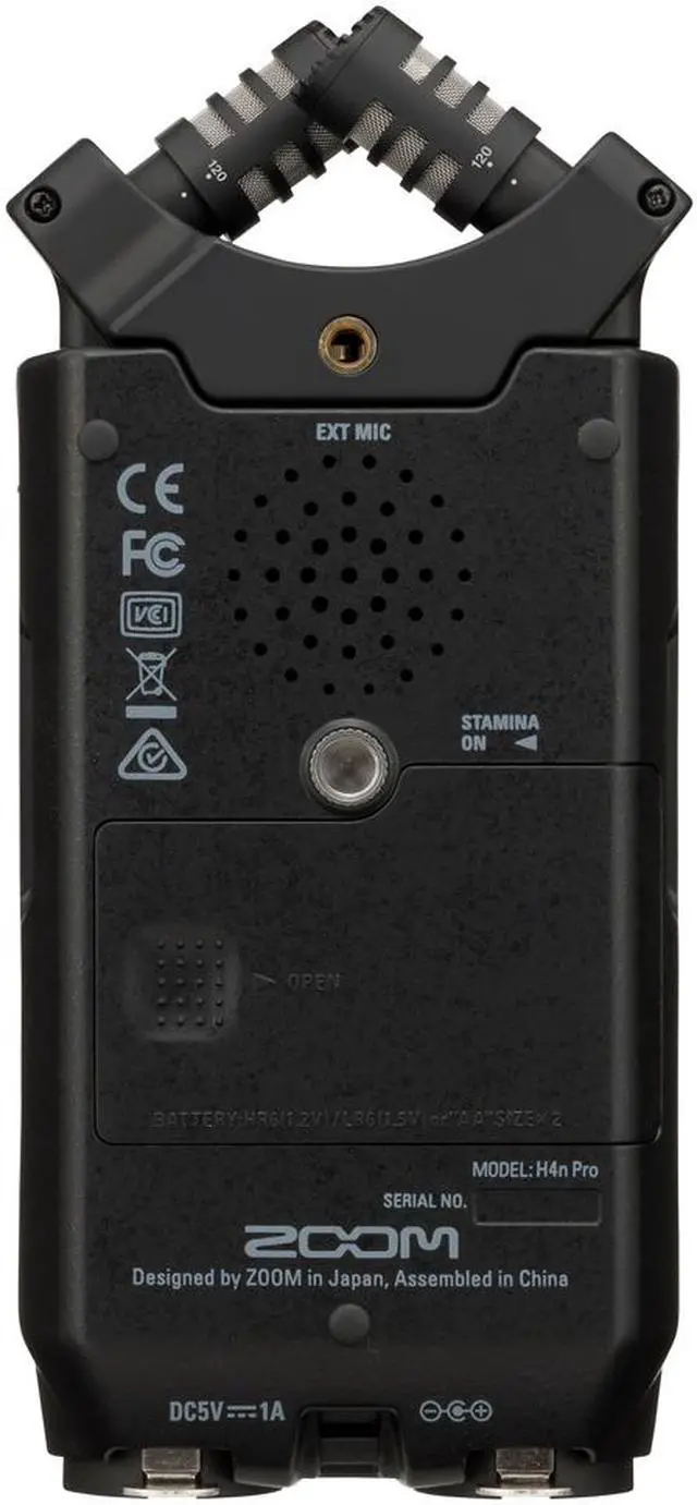 Alt view image 12 of 20 - Zoom Digital Multitrack Recorder (H4n Pro All Black)