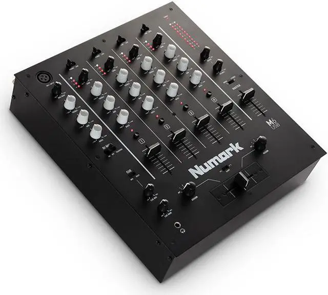 Alt view image 5 of 12 - Numark M6 4-Channel USB DJ Mixer