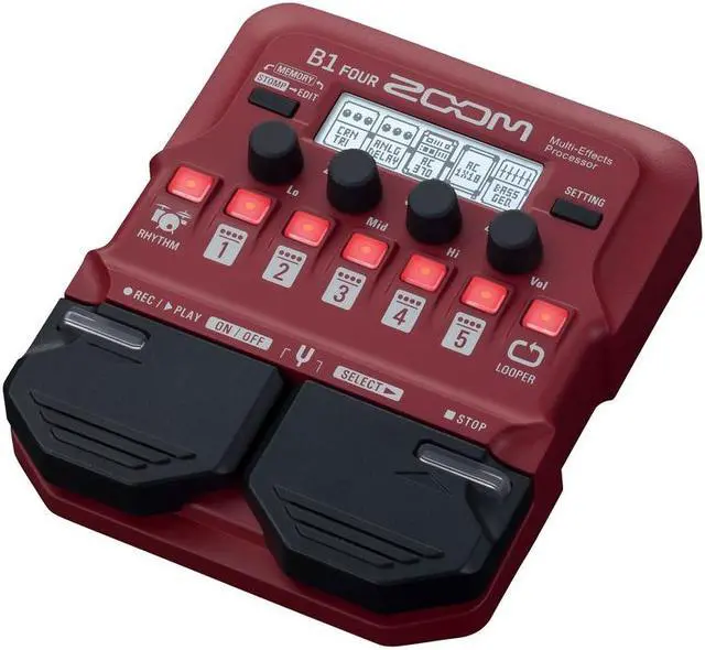 Alt view image 6 of 12 - Zoom B1 FOUR Bass Multi-Effects Processor