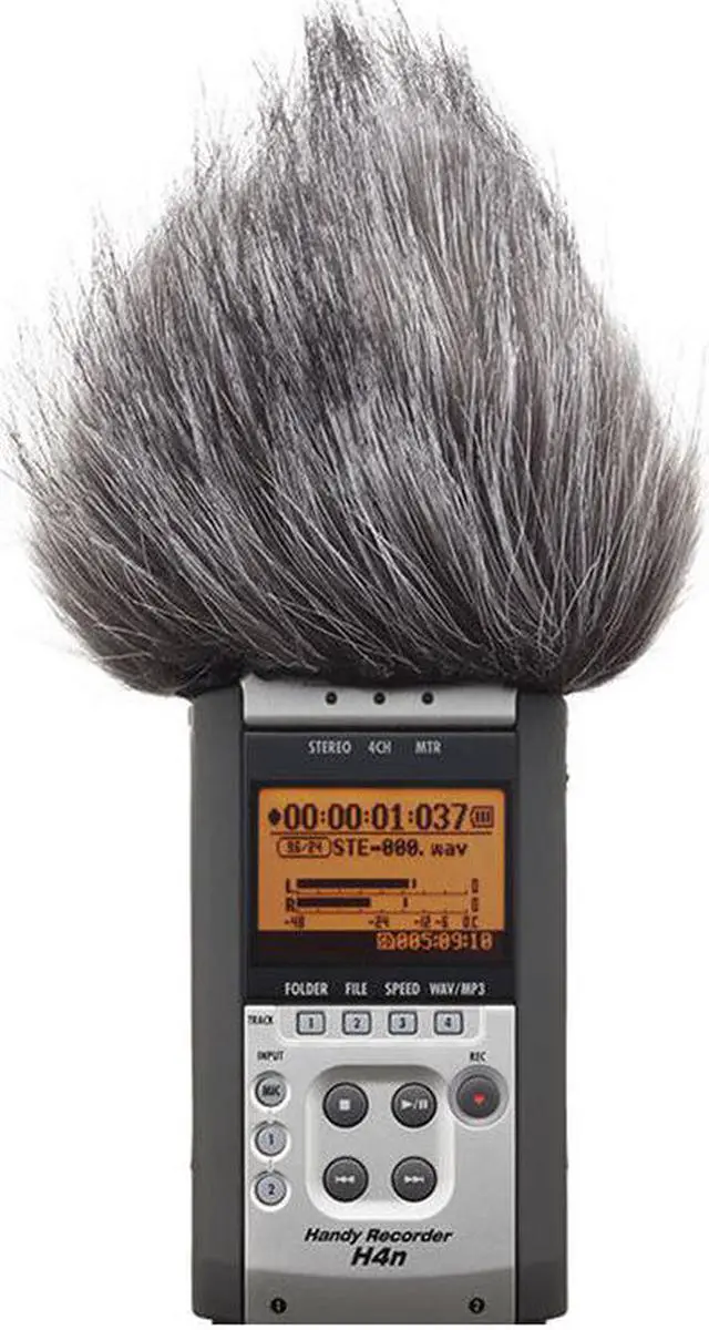 Alt view image 9 of 14 - Zoom Hairy Windscreen for Handy Recorders #ZWSU1