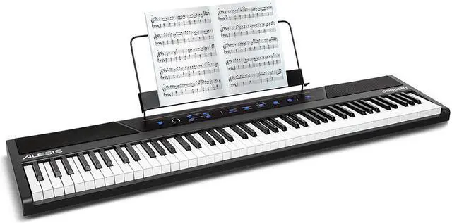 Alt view image 4 of 13 - Alesis Concert 88-Key Digital Piano with Full-Sized Keys