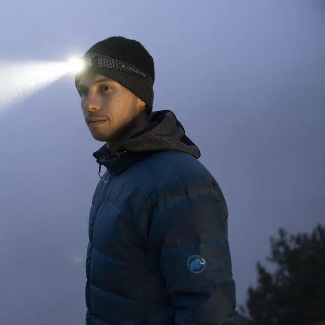 Alt view image 4 of 8 - LEDLENSER MH3 Multipurpose Lightweight High Power LED Headlamp, 200 Lumens – Black