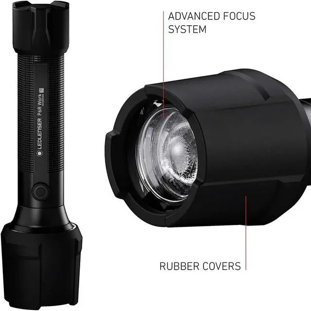 Alt view image 4 of 12 - LEDLENSER P6R Work Rechargeable LED Flashlight - 850 Lumens